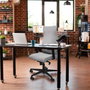 Piqueras Y Crespo Fauteuil Albacete avec mécanisme synchrone, Similpiel Gris