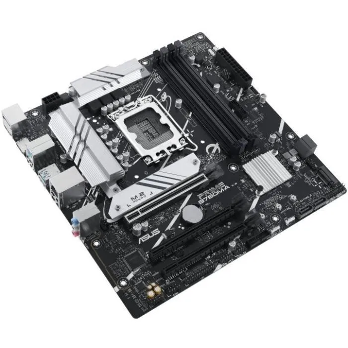 Asus Carte mère PRIME B760M-A-CSM Socket LGA1700 Micro ATX Argent/Noir (90MB1EK0-M0EAYC) Asus Carte mère PRIME B760M-A-CSM Socket LGA1700 Micro ATX Argent/Noir (90MB1EK0-M0EAYC)