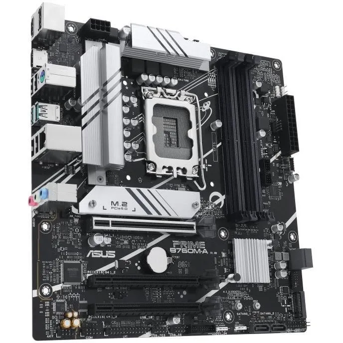 Asus Carte mère PRIME B760M-A-CSM Socket LGA1700 Micro ATX Argent/Noir (90MB1EK0-M0EAYC) Asus Carte mère PRIME B760M-A-CSM Socket LGA1700 Micro ATX Argent/Noir (90MB1EK0-M0EAYC)