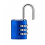 Abus Cadenas à combinaison 145/30 - 3 chiffres - Aluminium bleu