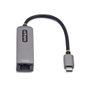 Startech Câble USB-C vers Ethernet 1GPD3-USB-C-ETHERNET Gris