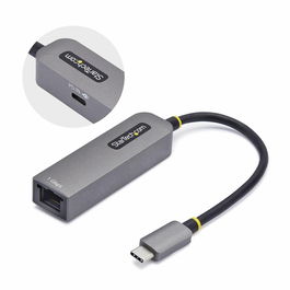 Câble USB Startech 1GPD3-USB-C-ETHERNET Gris