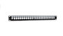 Phasak PA 3524 - Panneau frontal 19" 1U 24 ports Keystone RJ45 blindé FTP avec organiseur de câbles noir