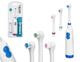 BERILO Set de brosses électriques avec 3 têtes