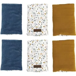 DOMIVA Tour de lit bébé Modulable 6 panneaux Au Fil de l'Eau, motifs aventures avec personnages, fermé 17,5 x 25 cm ouvert 40 x 25 cm