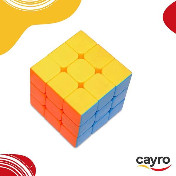 Cayro Cube de Puzzle 3x3 Guanlong 56mm - Neuf en Boîte - Jouet Éducatif en Plastique pour Enfants (3-6 ans)