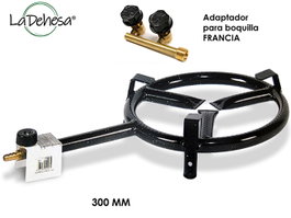 LA DEHESA Brûleur Paellero France à gaz 300 mm Noir