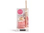 Acorde Diffuseur Mikado 50 ml Fraise et Crème avec Tige 7x17x5 cm Rose Verre et Rotin (Set de 12)