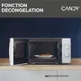Candy CMW20SMW - Micro-ondes Solo 20 L - 700W - Interface mécanique - 5 niveaux de puissance - Blanc