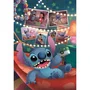 CLEMENTONI - Puzzle Compact 1000 pièces - Stitch - 70 x 50 cm avec poster - Idéal pour collection et cadeau