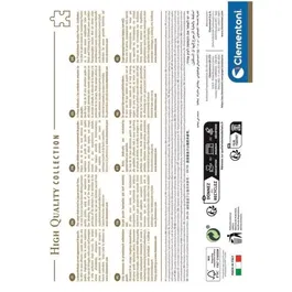 CLEMENTONI - Puzzle Compact 1000 pièces - Stitch - 70 x 50 cm avec poster - Idéal pour collection et cadeau