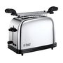 Russell Hobbs 23310-57 Grille-pain pour sandwiches 2 grandes fentes avec fonction surgelés et deux grilles - Couleur gris acier