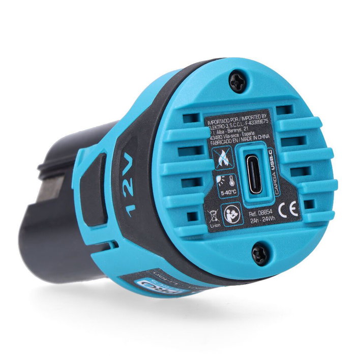 Batterie au lithium rechargeable Koma Tools 12 V 2 Ah Batterie au lithium rechargeable Koma Tools 12 V 2 Ah