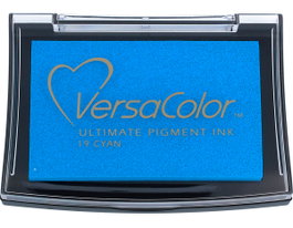 Tsukineko VersaColor Tampon encreur Cyan opaque 95x65mm