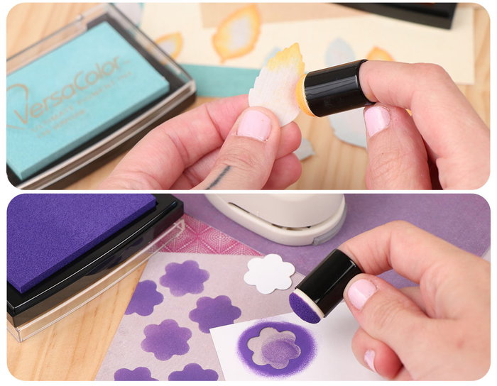 Tsukineko VersaColor Tampon encreur Cyan opaque 95x65mm