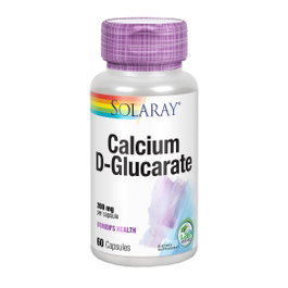 SOLARAY D-Glucarate Calcium 400mg, 60 capsules