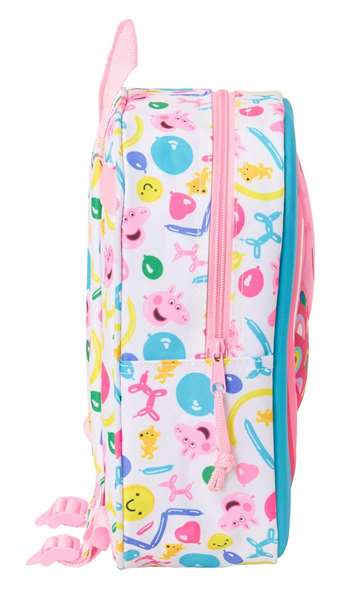 Safta Sac à dos Peppa Pig 3D pour la garderie - Dimensions : 22 x 27 x 10 cm - À partir de 3 ans