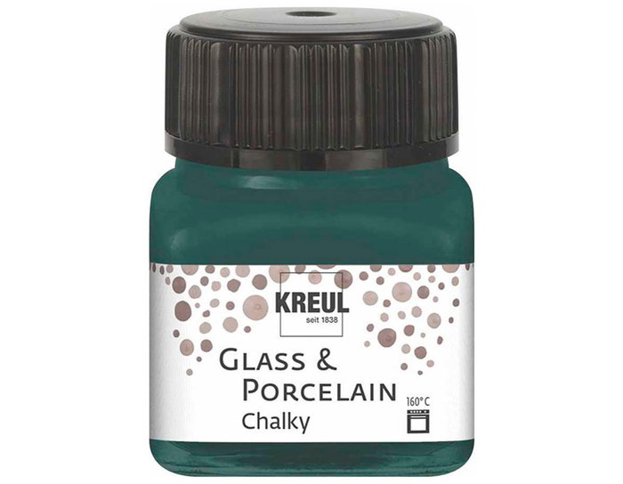 Kreul Peinture Verre et Porcelaine Chalky Mate Verde Fuerte 20ml Kreul Peinture Verre et Porcelaine Chalky Mate Verde Fuerte 20ml