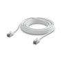 Câble Ethernet Ubiquiti 8m Cat 6A 10 GbE PoE++ blindé pour extérieur gaine TPE blanc