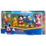 Just Play Disney Mickey Mouse Pack 5 Figurines Non Articulées 7,5 cm - Mickey, Minnie, Donald, Dingo, Pluto - Multilingue - 3 Ans+