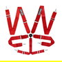 Occ Motorsport Harnais Occ 6 Points 3 Pouces Rouge OCCRC020