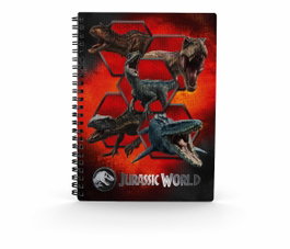 Sd toys Carnet Jurassic World effet 3D Carnivorous