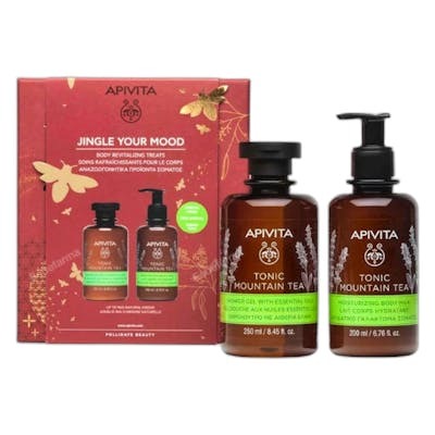 APIVITA Tonic Mountain Tea Jingle Your Mood Pack de 2 pièces APIVITA Tonic Mountain Tea Jingle Your Mood Pack de 2 pièces