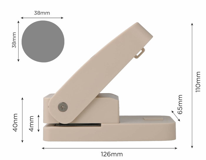 Innspiro Emporte-pièce Eva Foam Super Punch cercle 38mm