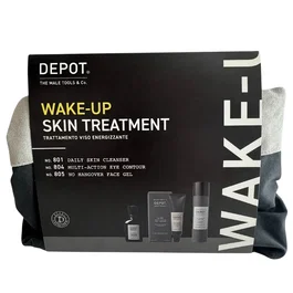 Depot Set Depot : Kit de soins pour hommes avec acide hyaluronique, charbon actif et vitamine E