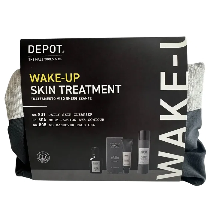 Depot Set Depot : Kit de soins pour hommes avec acide hyaluronique, charbon actif et vitamine E Depot Set Depot : Kit de soins pour hommes avec acide hyaluronique, charbon actif et vitamine E