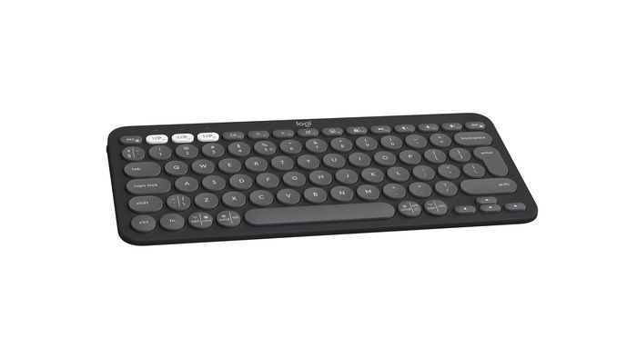 Logitech Pebble Keys 2 K380s Clavier Bluetooth Compact Graphite Logitech Pebble Keys 2 K380s Clavier Bluetooth Compact Graphite