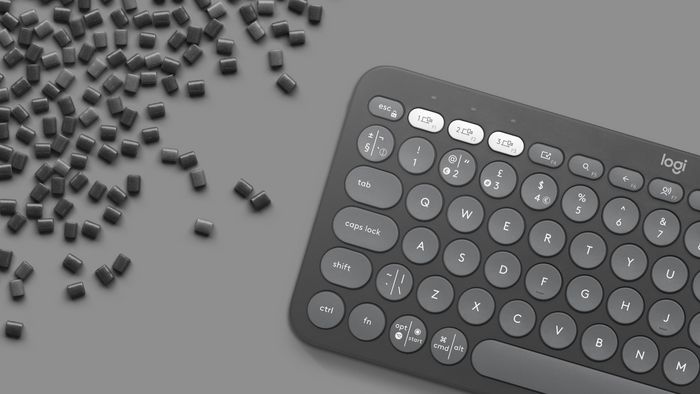 Logitech Pebble Keys 2 K380s Clavier Bluetooth Compact Graphite Logitech Pebble Keys 2 K380s Clavier Bluetooth Compact Graphite