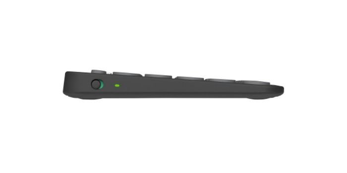 Logitech Pebble Keys 2 K380s - Clavier Bluetooth Ultraportable et Compact pour 3 Appareils (Windows, macOS, iOS, Android) - Design Fin en Plastique Recyclé