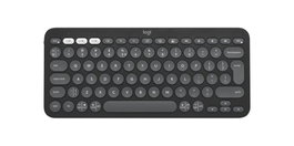 Logitech Pebble Keys 2 K380s - Clavier Bluetooth Ultraportable et Compact pour 3 Appareils (Windows, macOS, iOS, Android) - Design Fin en Plastique Recyclé
