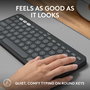Logitech Pebble Keys 2 K380s - Clavier Bluetooth Ultraportable et Compact pour 3 Appareils (Windows, macOS, iOS, Android) - Design Fin en Plastique Recyclé