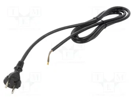 PLASTROL Câble d'alimentation H07BQ-F 2x1,5mm2 2m