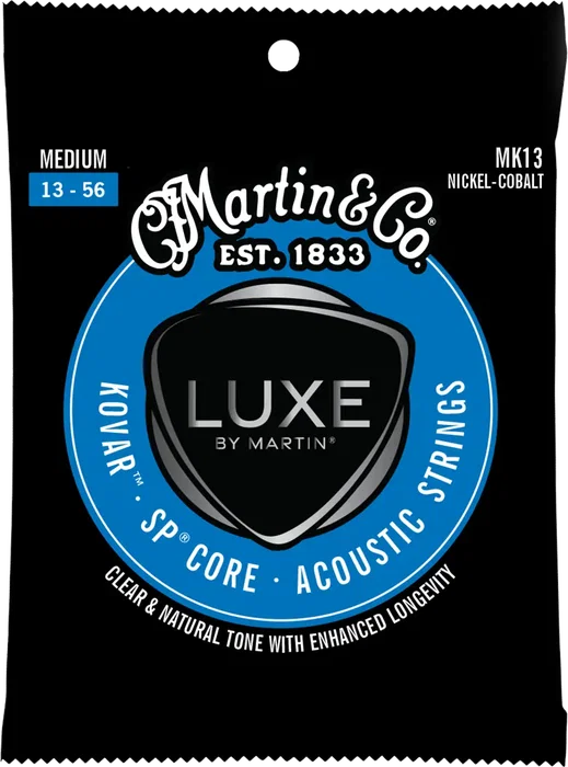 Martin Jeu de cordes acoustique Luxe Kovar Sp Core Medium 13-56