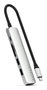 Satechi - Adaptateur Multiport USB-C Slim 6-en-1 - HDMI 4K @60Hz - Ports USB-A - Ethernet Gigabit - USB-C PD 100W - Aluminium Argenté