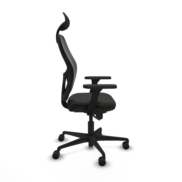 Piqueras y Crespo Chaise de Bureau avec Appui-tête 3D036N1 Noir Piqueras y Crespo Chaise de Bureau avec Appui-tête 3D036N1 Noir