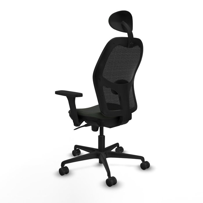 Piqueras y Crespo Chaise de Bureau avec Appui-tête 3D036N1 Noir Piqueras y Crespo Chaise de Bureau avec Appui-tête 3D036N1 Noir