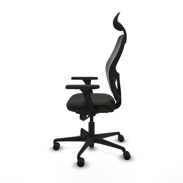 Piqueras y Crespo Chaise de Bureau avec Appui-tête 3D036N1 Noir Piqueras y Crespo Chaise de Bureau avec Appui-tête 3D036N1 Noir