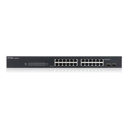 Zyxel GS1900-24 Switch Gigabit Smart Rack 24 ports + 2 SFP Fanless Gestion Avancée