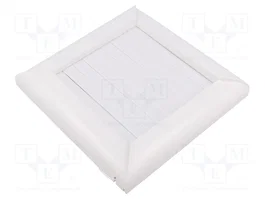 DOSPEL S.A. Grille de ventilation blanche (Lot de 20 pièces)