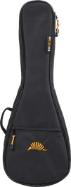 TOBAGO Housse Ukulele Soprano AU35C Armadillo Protection Rembourrée avec Poche - Noir