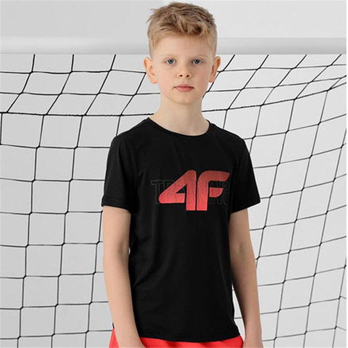 T shirt à manches courtes Enfant 4F Functional Noir