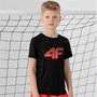 T shirt à manches courtes Enfant 4F Functional Noir