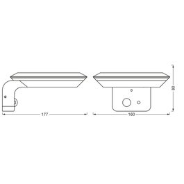 Ledvance Endura Style Solar Glow Luminaria LED d'extérieur solaire 3,6 W 180 lm 3000 K IP44