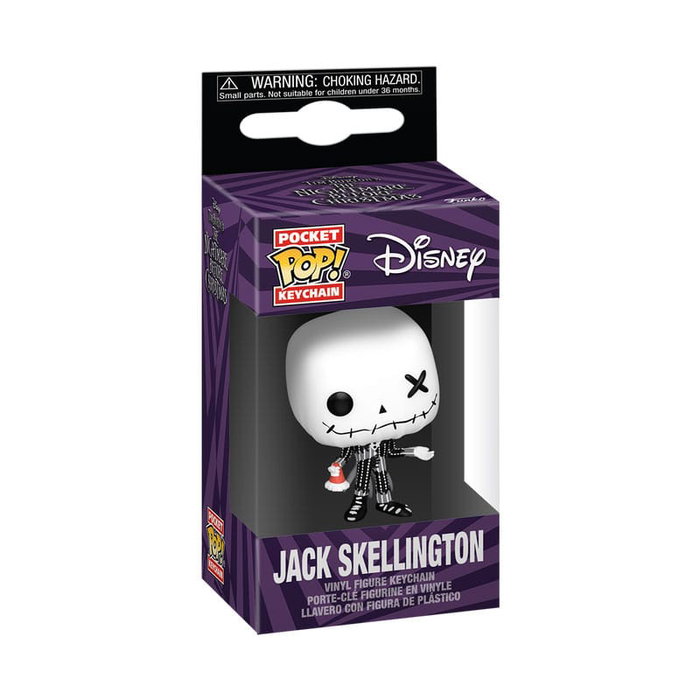FUNKO Porte-clés Pocket POP! Disney L'Étrange Noël de Monsieur Jack Jack Skellington