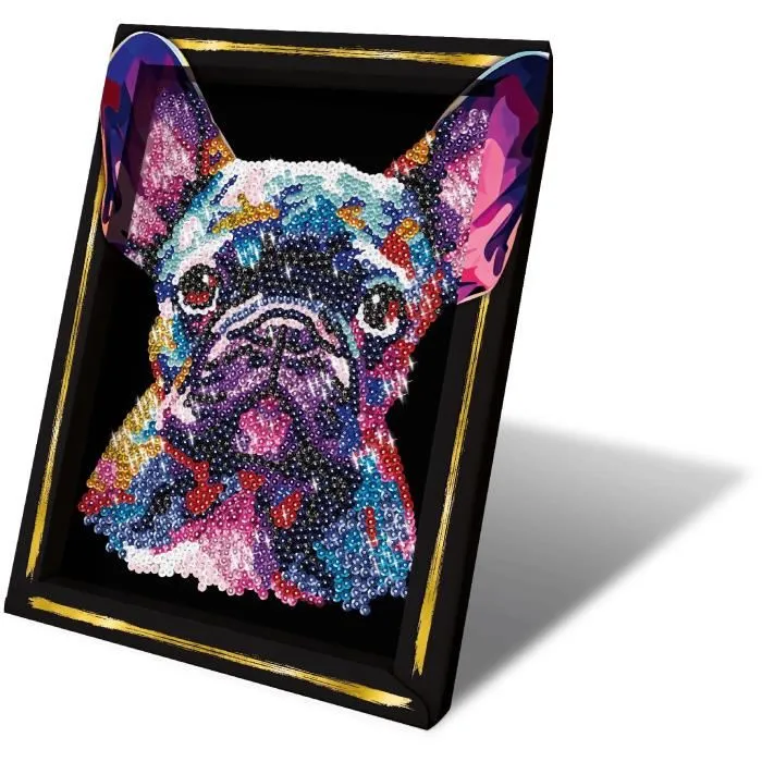 Lansay Kit Loisir Créatif Collection Sequins Pop Art Chien à Sequins - Dès 14 ans Lansay Kit Loisir Créatif Collection Sequins Pop Art Chien à Sequins - Dès 14 ans