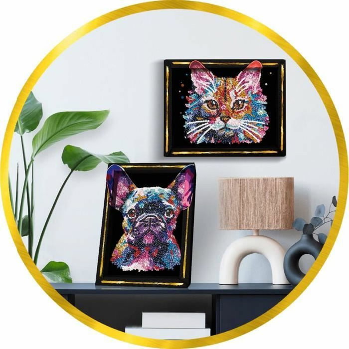 Lansay Kit loisir créatif Collection Sequins - Pop art chien
